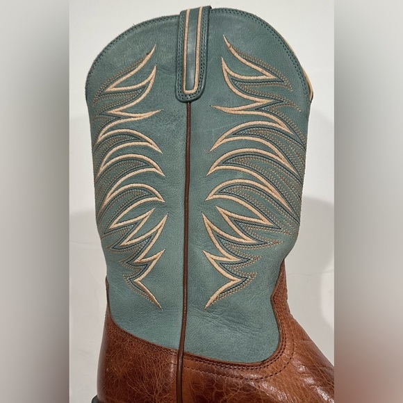 Size 8.5 B Women Ariat Legend Legacy Blue and Brown Western Boots - Picture 5 of 5